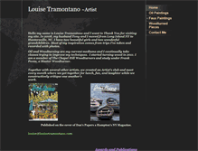 Tablet Screenshot of louisetramontano.com